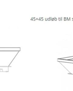 Connection 45x45 - 30x30 M&M
